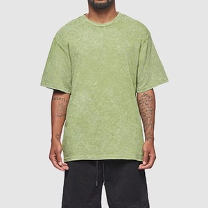 เสื้อยืดผู้ชายลายพิมพ์โลโก้สั่งทำยอดนิยม ลุคเท่ห์ทันสมัย เสื้อยืดผู้ชายแบบฟอกสี - Product Image 4