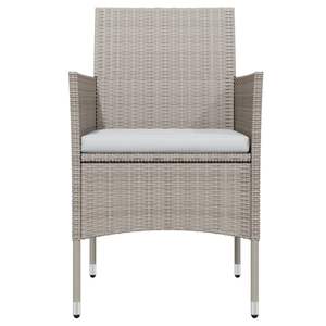 Juego de Comedor de Jardín de 5 Piezas en Ratán Sintético PE Beige - Product Image 4