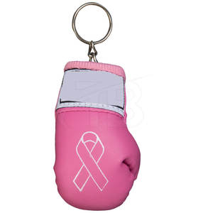 Llavero Promocional de Mini Guante de Boxeo, Cuero PU, Acero Inoxidable, Plástico PVC, Metal Plateado, Personalizable - Product Image 3