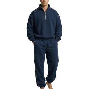 Custom logo Men Women Fleece Tracksuit Sweatsuit Unisex Plain Sports 100% Cotton <b>Jogger</b> Sweat Suit Sweatpants Hoodie <b>Set</b> - Product Image 1