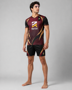Sports Jersey and Shorts Set for Training Matches and Team Wear Custom Volleyball Uniforms for <b>Men</b> and Women Breathable - Product Image 1