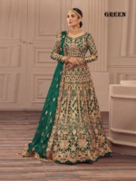 Robe de mariée Anarkali de qualité supérieure avec broderie lourde pour filles et femmes disponibles en vrac