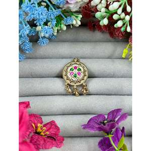 Prachi Premium Chorski <b>Ring</b>-Adjustable <b>Indian</b> Ethnic Artificial Jewellery for Casual Style - Product Image 3