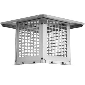 Pratico Cappello per Camino in Acciaio Inox 304 da 9 x 9 Pollici, Facile Installazione, Copertura per Caminetto per Ville, Resistente alla Caduta - Product Image 2