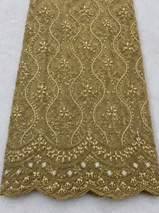 Elegant <b>Polyester</b> Net Embroidery <b>Fabric</b> for Wedding Dresses Couture Fashion Garments Bags Home Textile and Swimwear Design - Product Image 4