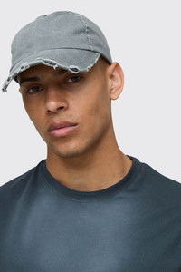 Gorra de Béisbol Unisex con Diseño Desgarrado, Logotipo Personalizado, Visera Curva y Correa Ajustable, 6 Paneles, Calidad Premium, Transpirable - Product Image 1