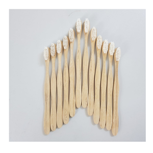 Brosse à dents en bambou à base de plantes à poils souples manche compostable produit de soins bucco-dentaires doux pour adultes adolescents et enfants-99 données d'or - Product Image 5