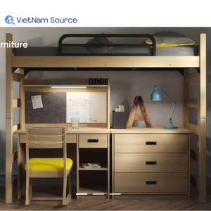 Meubles en bois massif haut de gamme pour le logement étudiant Lits design moderne Bureaux Chaises-OEM Commandes en gros du Vietnam - Product Image 2