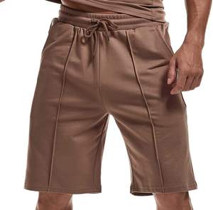 Ensemble court pour homme en coton premium, t-shirt et short assortis, coupe décontractée, tenue décontractée pour tous les jours, streetwear d'été - Product Image 5