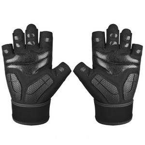 Half-finger Gloves for Men Women Anti-slip Support Gym Gloves <b>Barbell</b> & Dumbbell Workouts for Weightlifting Cycling Gloves - Product Image 5