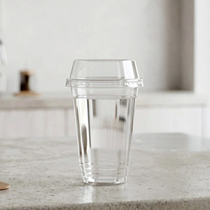 แก้วพลาสติกใสแบบใช้แล้วทิ้งขายส่ง ขนาด 16/22/24 ออนซ์ ฝา PP รีไซเคิลได้ ขนาด 95 มม. สำหรับกาแฟเย็น ชา น้ำผลไม้ - Product Image 1