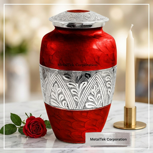 Cremation Urns <b>for</b> Human <b>Ashes</b> Adult Funeral Memorial Large Metal Urn Decorative Burial Jar Personalized <b>Keepsake</b> Wholesale Urns - Product Image 3