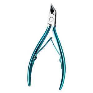 Professional Stainless Steel Curved Nail Nipper <b>Titanium</b> Color Cuticle Remover Nail Pusher Scraper Dead Skin Clipper Finger - Product Image 1