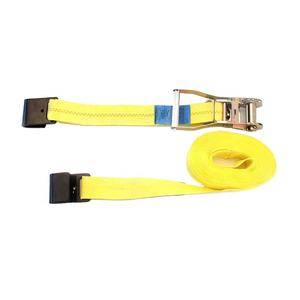 किंगरॉय 2 इंच 10000 पाउंड हेवी ड्यूटी रैचेट टेंशनर रैचेट टाई-डाउन पट्टियाँ फ्लैट हुक और ट्रक के लिए बेल्ट कसने के साथ - Product Image 1