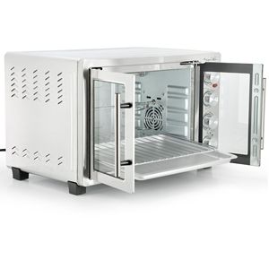 Forno Elettrico da Banco con Porta Francese e Girarrosto, Capacità 45 Quarti - Product Image 2