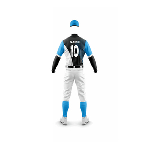 Custom Baseball Softball Uniforms Jerseys and Pants Adult Team Wear Heat-Transfer Printed Breathable Quick Dry 100% Polyester - Product Image 3