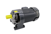 Moteur à engrenages à induction AC de petite taille 1/4HP 200W avec frein, faible bruit, triphasé électrique