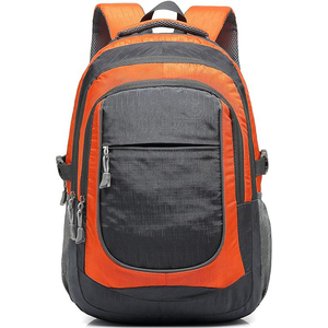 Bolsillo frontal de doble capa para acceder rápidamente a artículos, clip para llaves, etiqueta interior para nombre, tirador de cremallera resistente, mochila escolar - Product Image 1
