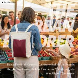 Conjunto de Bolsas de Lona de Algodón Ecológicas de Alta Calidad, Bolsa con Cierre, Funda para Portátil, Bolsa Organizadora, Capacidad de 20L, a Prueba de Polvo - Product Image 3