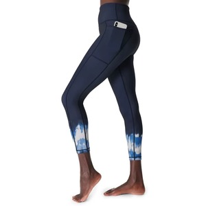Leggings de compression respirants taille haute pour femmes grandes tailles, longueur genou, en Spandex/Polyester, pour entraînements sportifs, en vente (OEM) - Product Image 2
