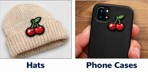 Mini Parches Termoadhesivos Bordados de Cereza, 10 Colores, 10 Unidades de Cada Color – Lindos Apliques DIY de Frutas para Ropa, Camisetas, Vestidos - Product Image 6