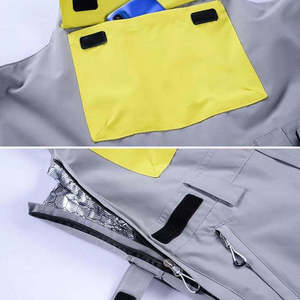 Professional <b>Waterproof</b> Ski Bib Pants Women Men Snowboard <b>Overalls</b> Insulated Winter Outdoor Sports Snow Trousers Color Block - Product Image 6