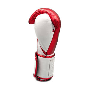 Gants de boxe Sanda en cuir de vachette de qualité supérieure No Boxing No Life avec fermeture auto-agrippante, antidérapants et avec sangle de poignet réglable - Product Image 3