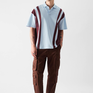 Camiseta de Golf Casual Lisa y Transpirable de Alta Calidad al por Mayor, con Logotipo Personalizado, Nueva Llegada, Profesional, de Algodón/Bambú para Hombre - Product Image 5