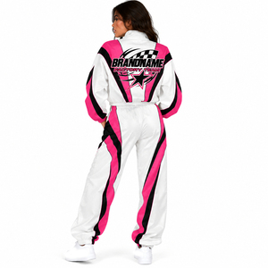 <b>Women's</b> Eco-friendly Anti-UV Lightweight Reflective <b>Windbreaker</b> Pants 2-Piece Crinkle Nylon Custom Breathable Track Suit <b>Jackets</b> - Product Image 3