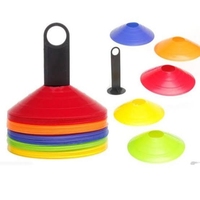 Conos de Entrenamiento de Plástico PE Flexibles y Duraderos, Equipo de Agilidad para Gimnasio, Discos Marcadores para Entrenamiento de Velocidad en Deportes al Aire Libre, Fútbol