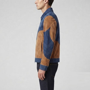 Custom Made <b>Suede</b> <b>Leather</b> <b>Jacket</b> With Luxury Finish Minimalist Styling Comfortable Fit For Men And Lifestyle Fashion - Product Image 5