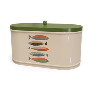 Vintage Floral Design Metal Food <b>Storage</b> <b>Container</b> with Airtight Lid for <b>Kitchen</b> Use - Product Image 4