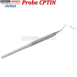 Sonda Premium CPTIN Explorer de Acero Inoxidable, Instrumentos Dentales de Alta Calidad, Autoclavables e Higiénicos - Product Image 4