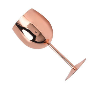 Verre à vin personnalisé en acier inoxydable de 16 oz, finition champagne, qualité alimentaire 304, verre sans pied en métal pour événements - Product Image 2