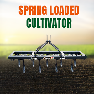 Spring Loaded 15 Tyne Rotary <b>Cultivator</b> 3.29m Tractor Mounted Soil Preparation Equipment - Product Image 6