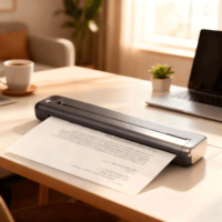 Imprimante thermique portable sans encre Sudex F81 avec WiFi pour les besoins domestiques, professionnels, d'expédition et de voyage – En stock