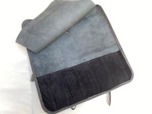 Nuevo Juego de Cuchillos de Cocina de Cuero Genuino, Enrollable, Organizador de Utensilios de Cocina, con Logotipo Personalizado LKR-0236 - Product Image 4