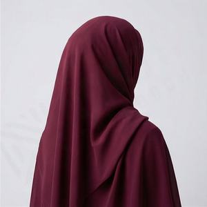 Pañuelo de Alta Calidad, Étnico, de Verano, con Diseño Floral, Transpirable, Suave al Tacto, Chifón, Largo, para Mujeres Musulmanas, Hiyab, Bawal - Product Image 6