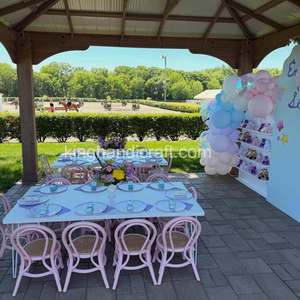 Silla de Mimbre Natural Hecha a Mano para Fiestas Infantiles, Alquiler para Eventos de Cumpleaños, Muebles de Lujo al por Mayor, OEM, ODM - Product Image 2