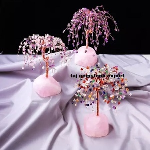 Bán buôn thạch anh tự nhiên tinh thể chữa bệnh Lapis Lazuli chip dây cây mã não cho trang trí nội thất sản phẩm thủ công - Product Image 5