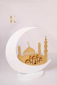 Decoraciones Geométricas de Madera para Ramadán y Eid Mubarak, Decoración Ecológica para el Hogar, Mesas, Paredes, Personalizables, Venta al por Mayor - Product Image 2