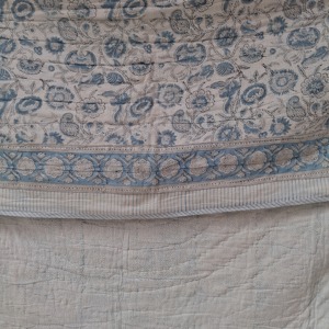 Wholesale Organic Eco-Friendly Handmade Reversible 100% Cotton Luxury <b>Quilt</b> with Hand Block Printed Design From Rajasthan - Product Image 4