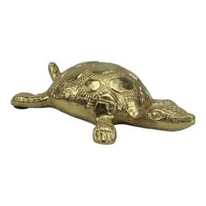 Jaffs Exports Aluminium Turtle Figurine Handmade Modern Eco-Friendly Traditional Animal Sculpture Tabletop <b>Decor</b> Living Room - Product Image 1