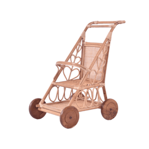 Cochecito de ratán tejido a mano de alta calidad para muñecas, juguetes para niños, muebles infantiles al por mayor de fábrica de Vietnam, buen precio. - Product Image 3