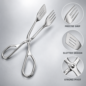 Pinces de cuisine en acier inoxydable pour barbecue, service de salade, résistantes à la chaleur, ustensile de cuisine, logo personnalisé - Product Image 3