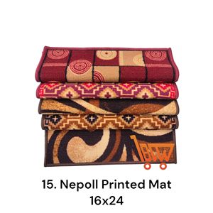 พรมปูพื้นกันลื่น Nepoli Custom Designer ขนาด 16x24 นิ้ว พิมพ์ลายต้อนรับ สำหรับใช้ในบ้าน โรงแรม และห้องน้ำ ทำจากโพลีเอสเตอร์ - Product Image 3