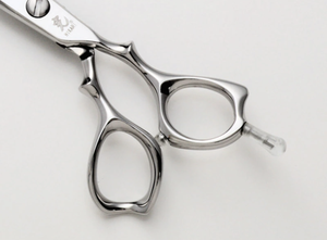 Ciseaux de coiffure professionnels japonais 5,6 pouces en acier au molybdène, manche décalé, pour coupe à sec, ciseaux de salon B-DRY COSMOS 163 - Product Image 3