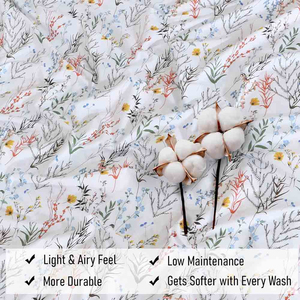 Cotton Bed sheets Bedding Set Soft Fabric Bed Cover Bedroom <b>Linen</b> Home Textile Sleeping Accessories Printed Cotton Bed sheet Set - Product Image 6