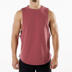 GAF Oem Manufacturer Muscle <b>Men</b> Sleeveless T-Shirts Sports Gym Stringer Workout Oversized Cotton <b>Singlets</b> Tank Top <b>Men</b> - Product Image 5