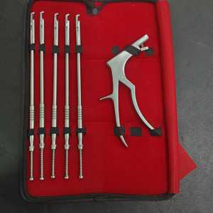 Juego de Rongeurs Rotatorios Kerrison Premium de Acero Inoxidable, Instrumentos para Cirugía de Columna Vertebral, Disponibles con Mango de Silicona, Salaar Industry - Product Image 5